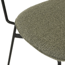 Piccolo Dining Chair | Moss Tweed / Black