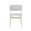 Piccolo Dining Chair | Sky Tweed / Brushed Chrome