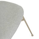 Piccolo Dining Chair | Sky Tweed / Brushed Chrome