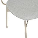 Piccolo Dining Chair | Sky Tweed / Brushed Chrome