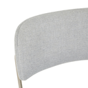 Piccolo Dining Chair | Sky Tweed / Brushed Chrome