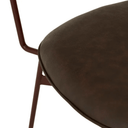 Piccolo Dining Chair | Vintage Matt Dark Brown / Matt Syrah