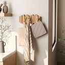 Picket Rail Coat Hooks | Natural Timber