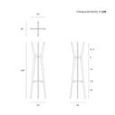 PI Coat Stand | Mahogany Dark Brown
