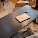 Piper Spindle Desk | Black Oak
