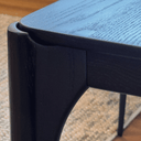 Piper Spindle Desk | Black Oak
