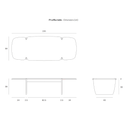 PI Rectangular Coffee Table | Oak