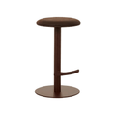 Plum Swivel Bench Barstool | Java / Matt Syrah