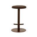 Plum Swivel Bench Barstool | Java / Matt Syrah
