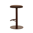 Plum Swivel Bench Barstool | Java / Matt Syrah