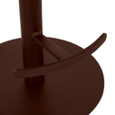 Plum Swivel Bench Barstool | Java / Matt Syrah