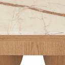 Pluto Coffee Table | Brown Vein Marble / Natural Ash
