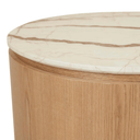 Pluto Coffee Table | Brown Vein Marble / Natural Ash