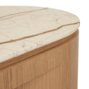 Pluto Coffee Table | Brown Vein Marble / Natural Ash