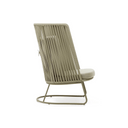 Porto High Back Patio Armchair | Putty