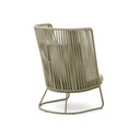 Porto High Back Patio Armchair | Putty