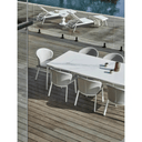 Portsea Patio Dining Table | White Stone