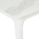 Portsea Patio Dining Table | White Stone