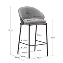 Pablo Bench Barstool | Black