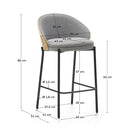 Pablo Bench Barstool | Natural