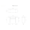 PI Console Table | Mahogany Dark Brown
