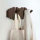 Picket Rail Coat Hooks | Aged Walnut