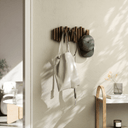 Picket Rail Coat Hooks | Aged Walnut