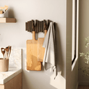 Picket Rail Coat Hooks | Aged Walnut