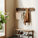 Picket Rail Coat Hooks | Aged Walnut