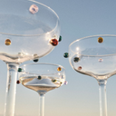 2 Pomponette Champagne Coupes | Multi