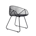Portobello Patio Dining Chair SS | Black