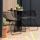 Portobello Patio Dining Chair SS | Black