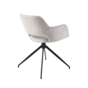 Quinn Swivel Office Chair | Soft Grey