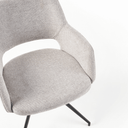 Quinn Swivel Office Chair | Soft Grey