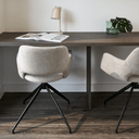 Quinn Swivel Office Chair | Soft Grey