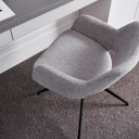 Quinn Swivel Office Chair | Soft Grey