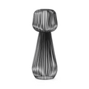Reiba Patio Solar Floor Lamp | Charcoal