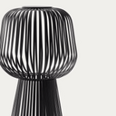 Reiba Patio Solar Floor Lamp | Charcoal