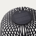 Reiba Patio Solar Floor Lamp | Charcoal