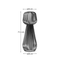 Reiba Patio Solar Floor Lamp | Charcoal