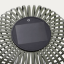 Reiba Patio Solar Floor Lamp | Green