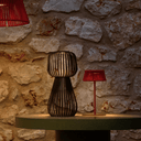 Reiba Patio Solar Table Lamp | Charcoal