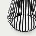 Reiba Patio Solar Table Lamp | Charcoal