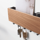 Rin Magnetic Key Cabinet | Walnut