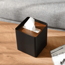 Rin Square Tissue Box Holder | Black