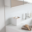 Rin Square Tissue Box Holder | White