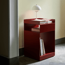 Rotate Side Table | Merlot Red