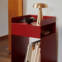 Rotate Side Table | Merlot Red