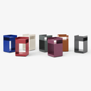 Rotate Side Table | Merlot Red