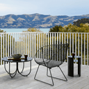 Rotoiti Patio Coffee Table SS | Black